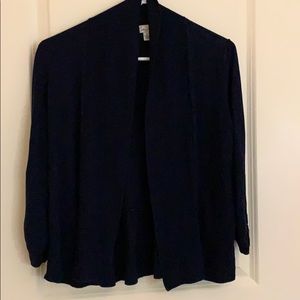 Navy blue cardigan